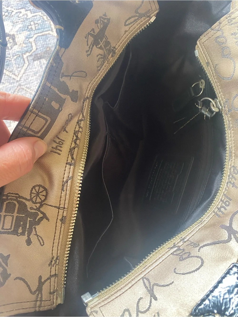 Coach Signature vintage tan Tote Bag